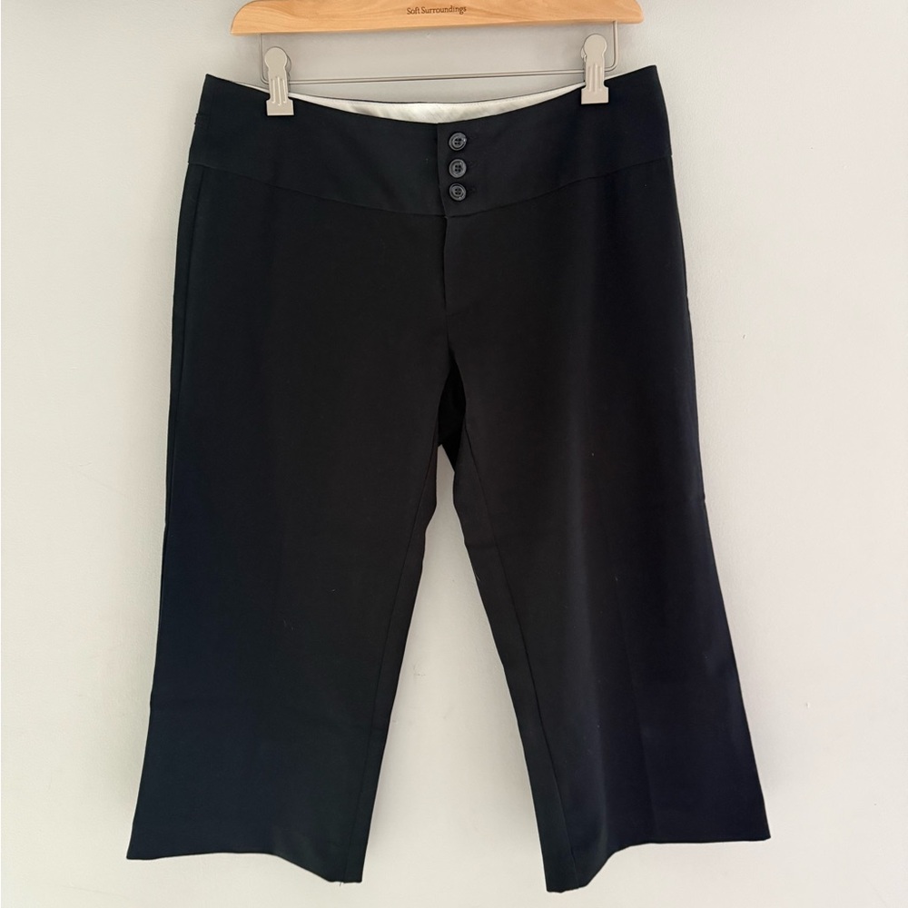 Maurices Classic Black Cropped Dress Pants Size 7/8